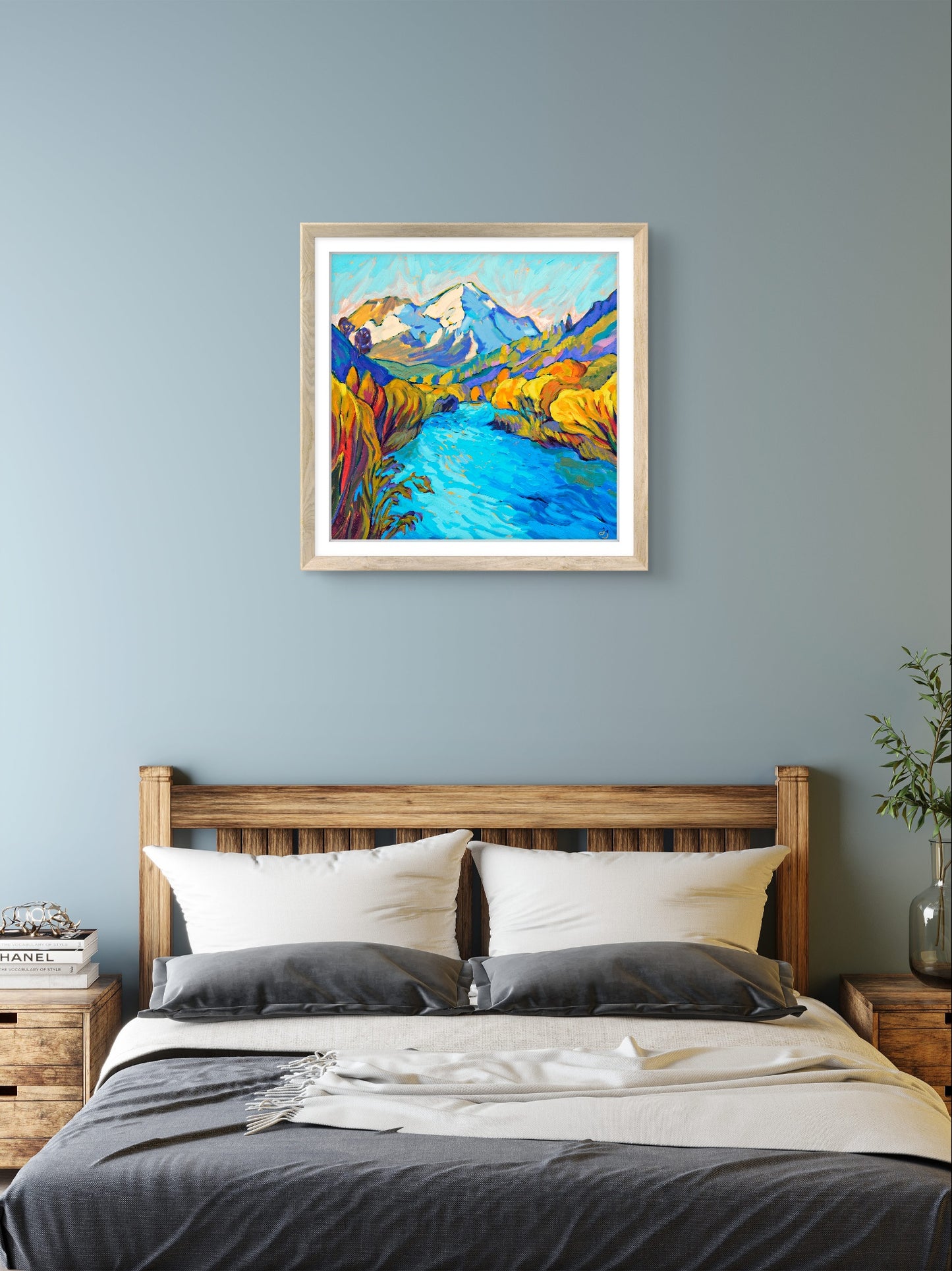 River Mountain Print