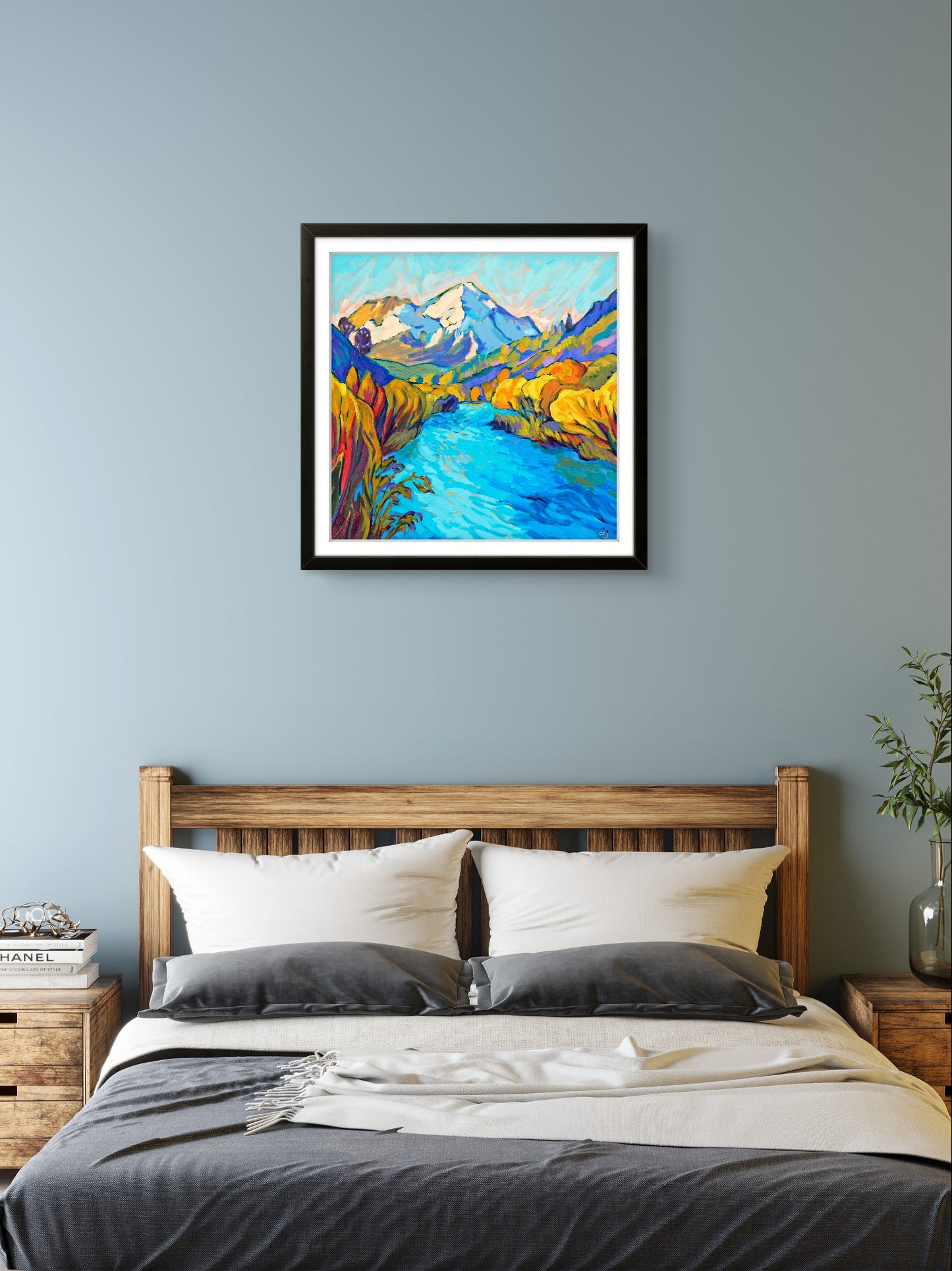 River Mountain Print