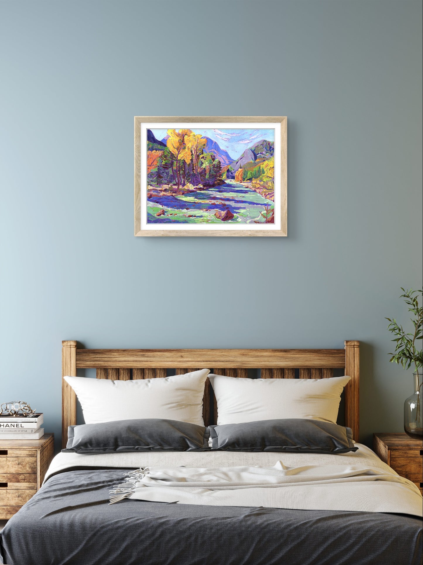 River Aspens Print