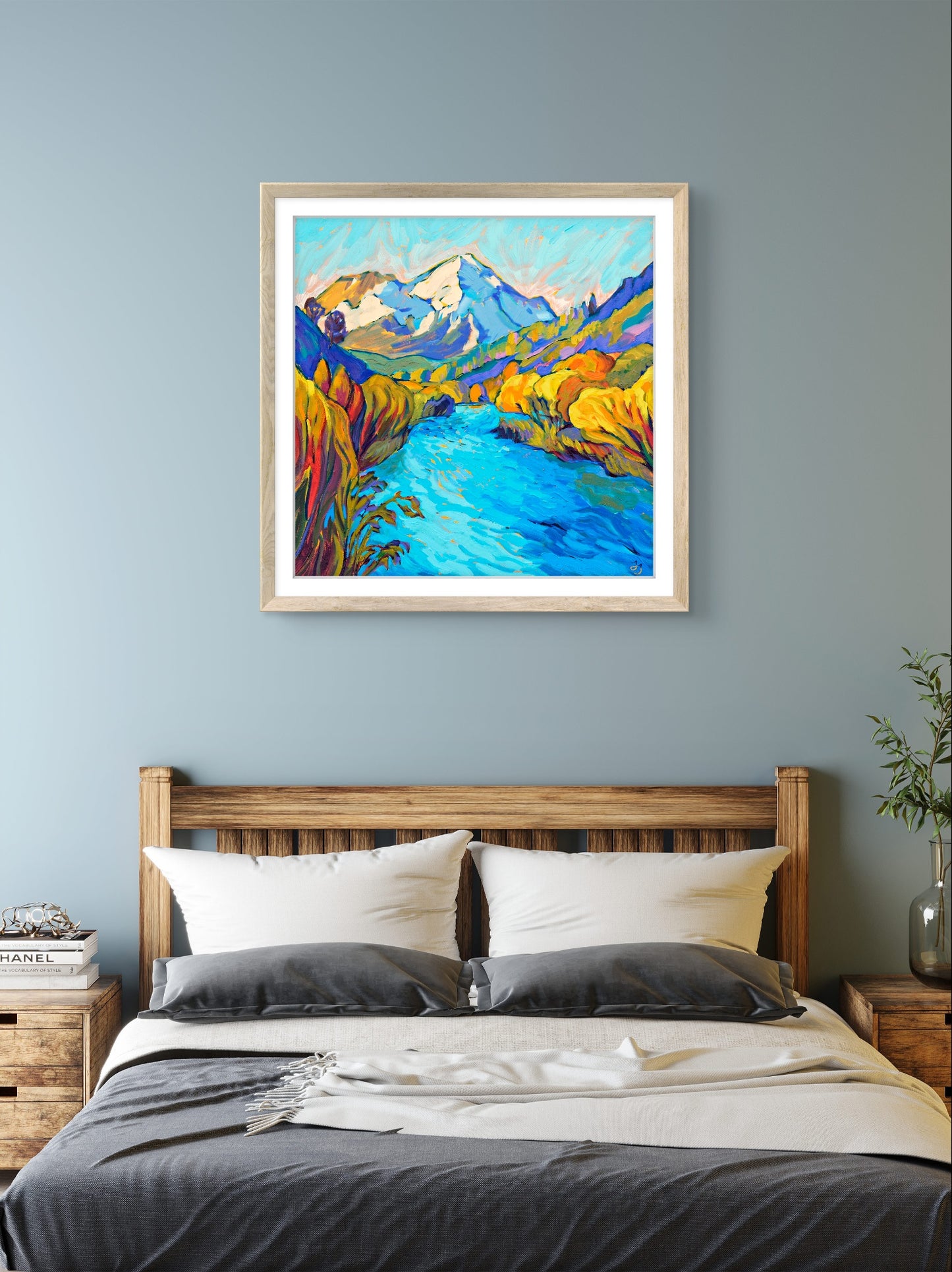 River Mountain Print
