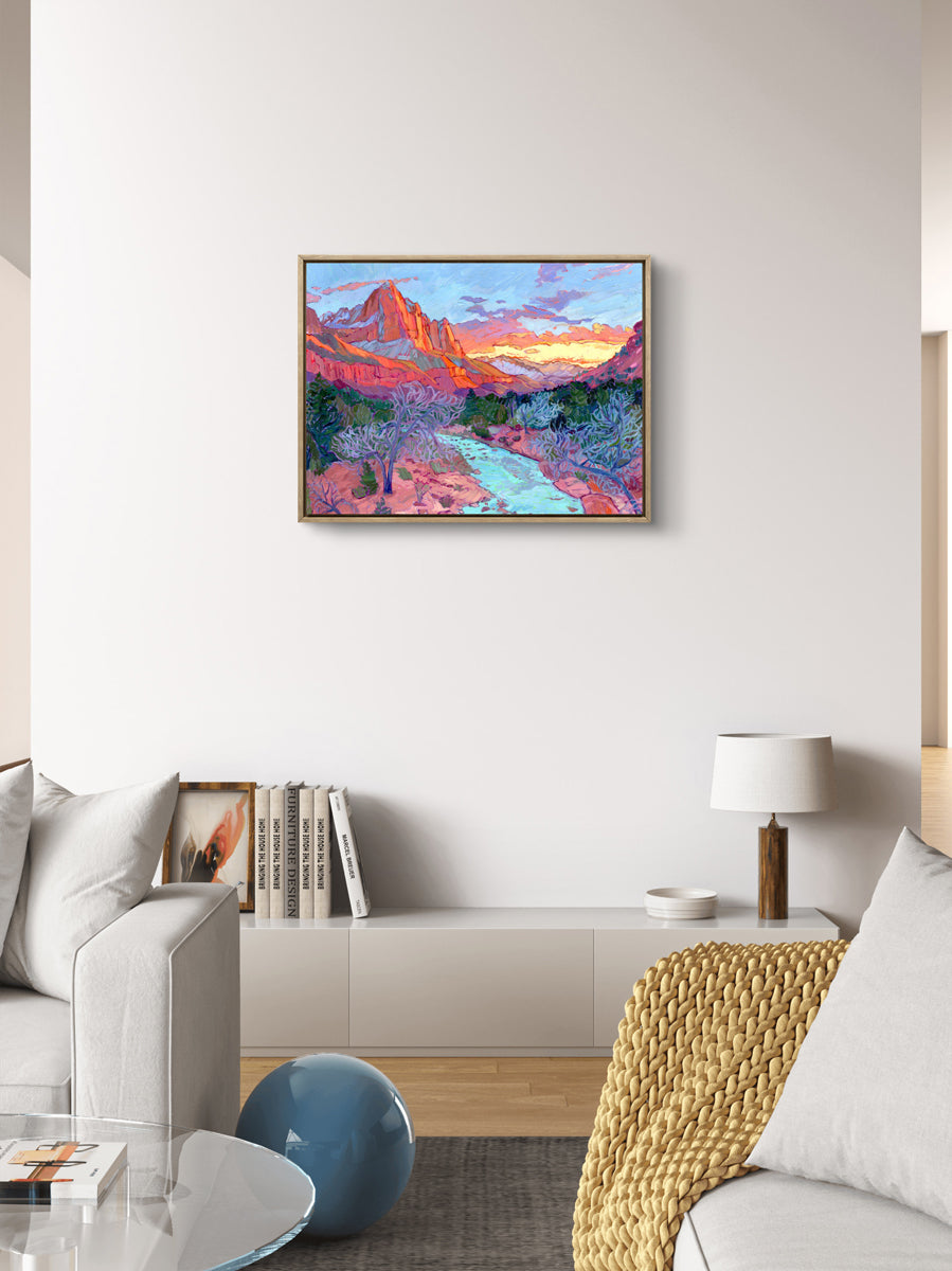 Last Light on the Watchman Print