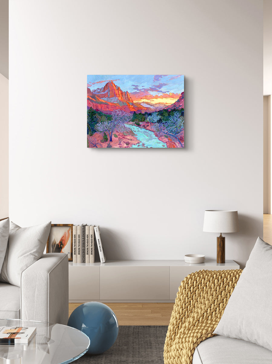 Last Light on the Watchman Print