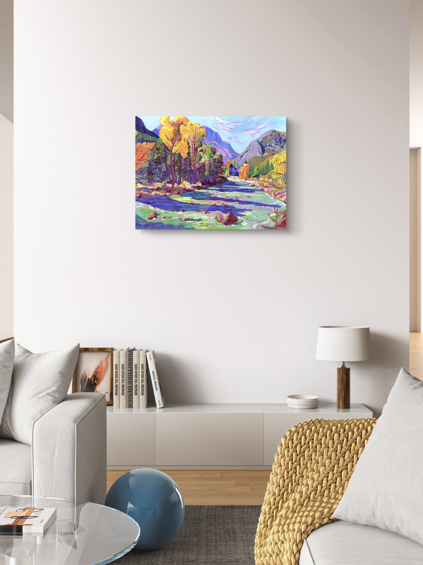 River Aspens Print