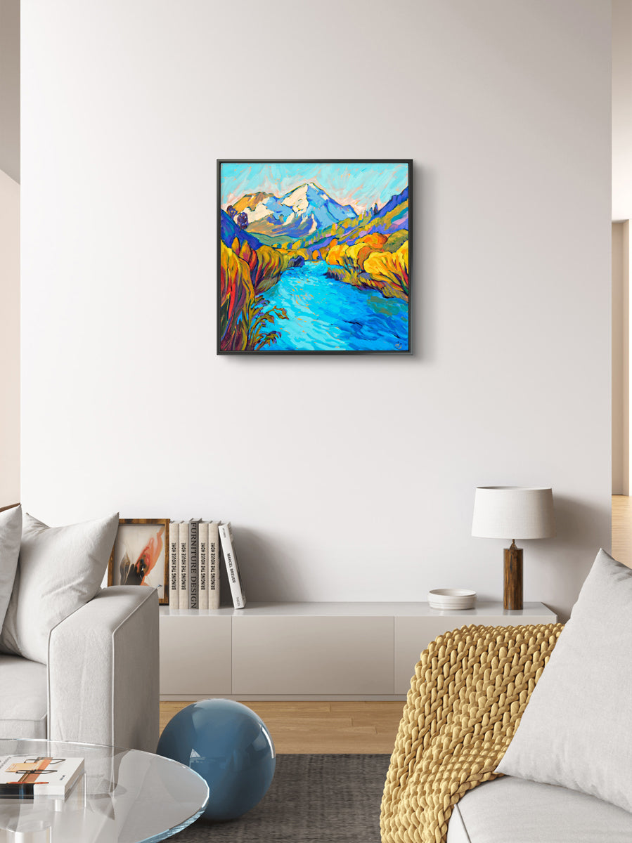 River Mountain Print