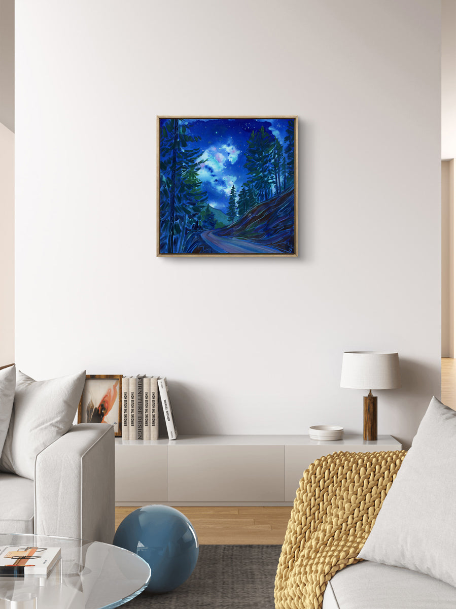 Starlit Road Print