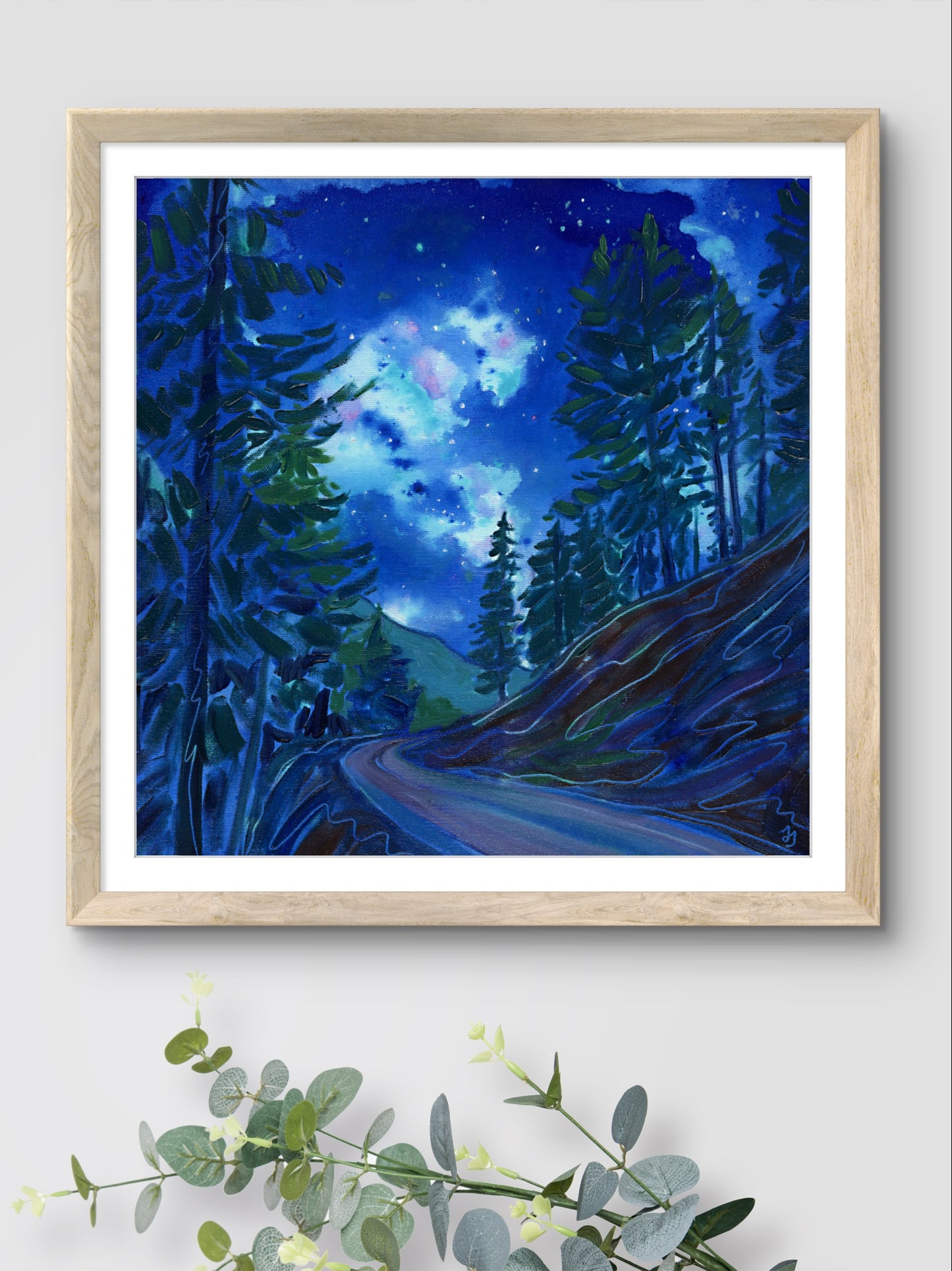 Starlit Road Print