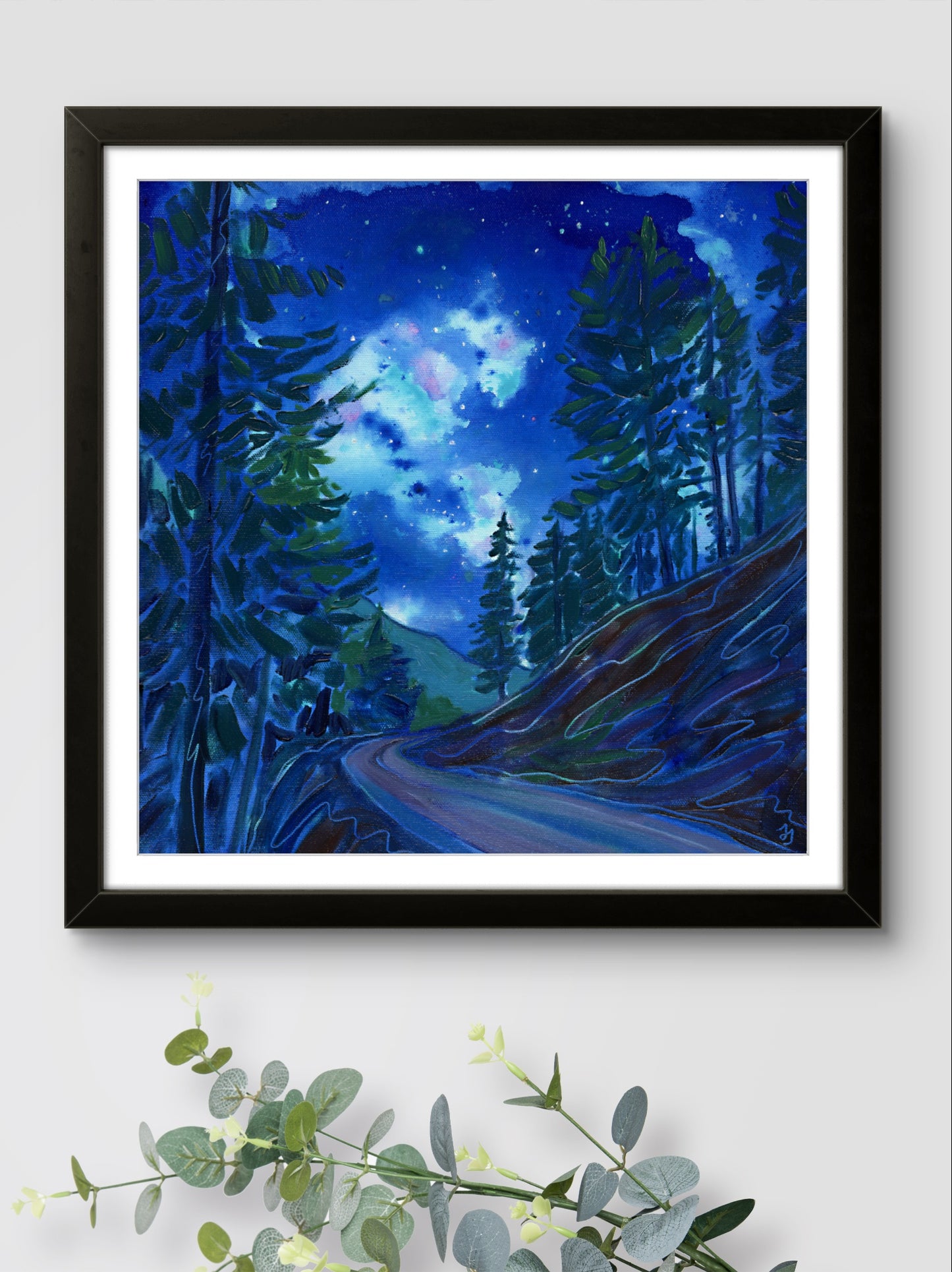 Starlit Road Print