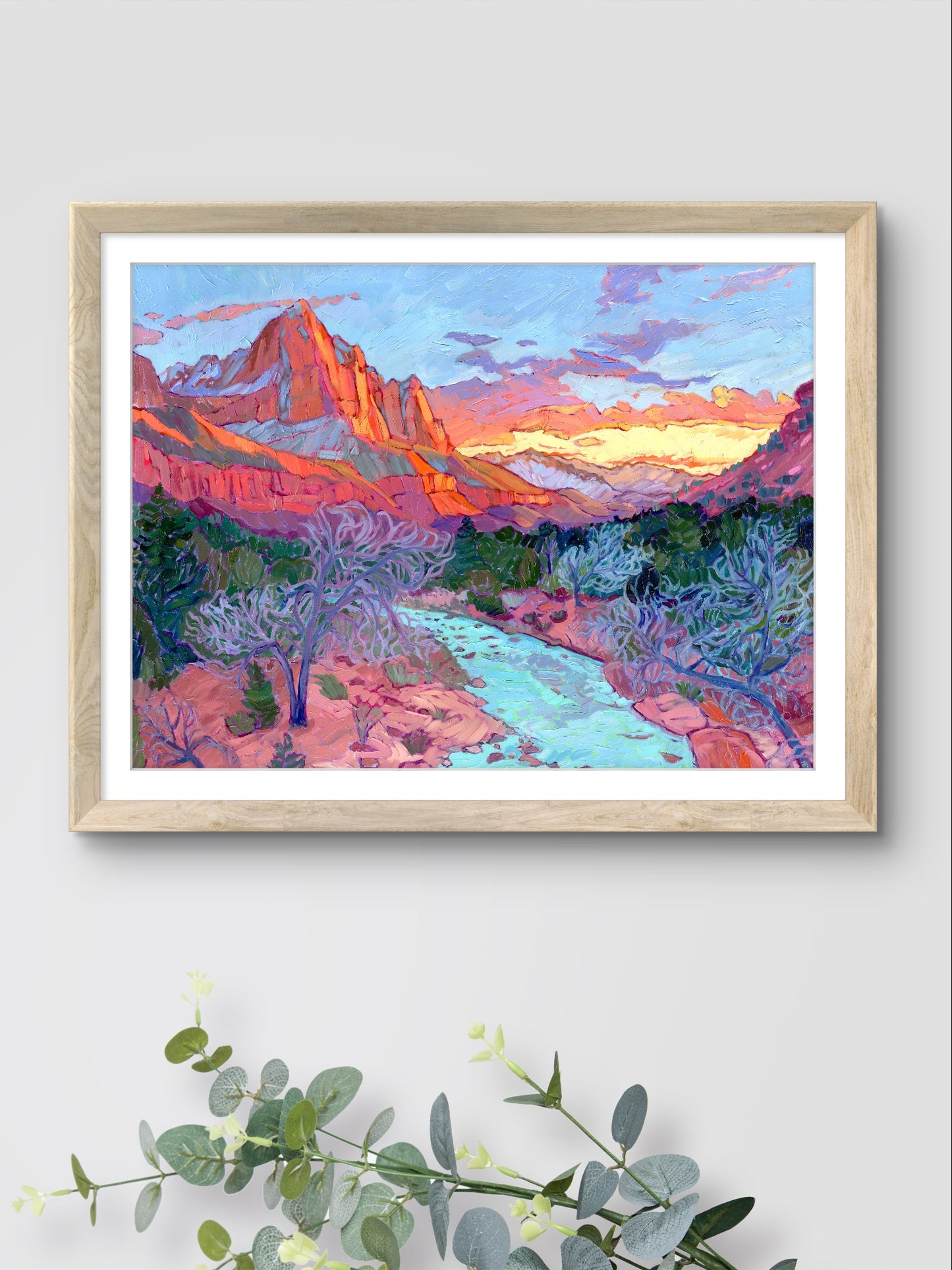 Last Light on the Watchman Print