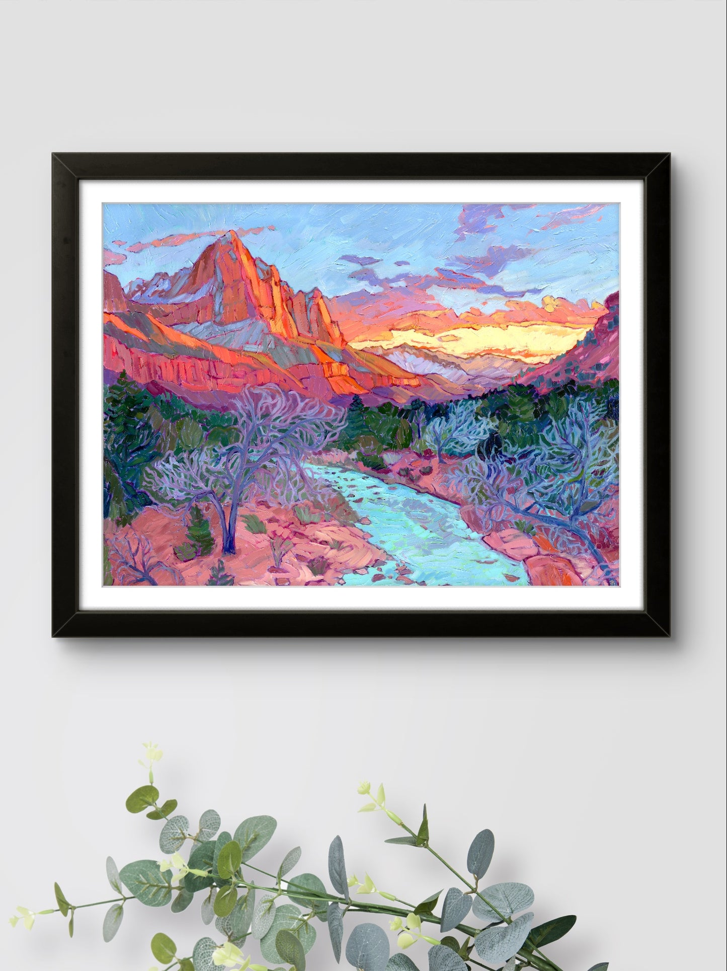 Last Light on the Watchman Print