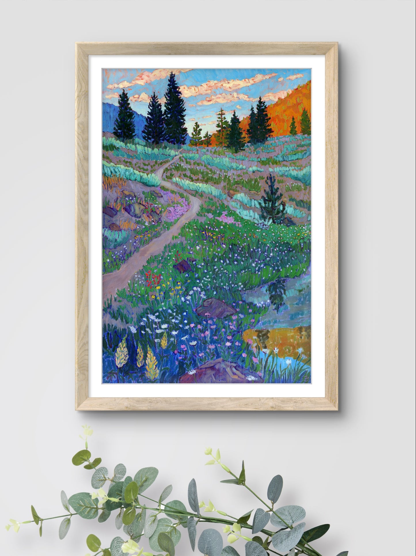 Wildflowers and Sage Print