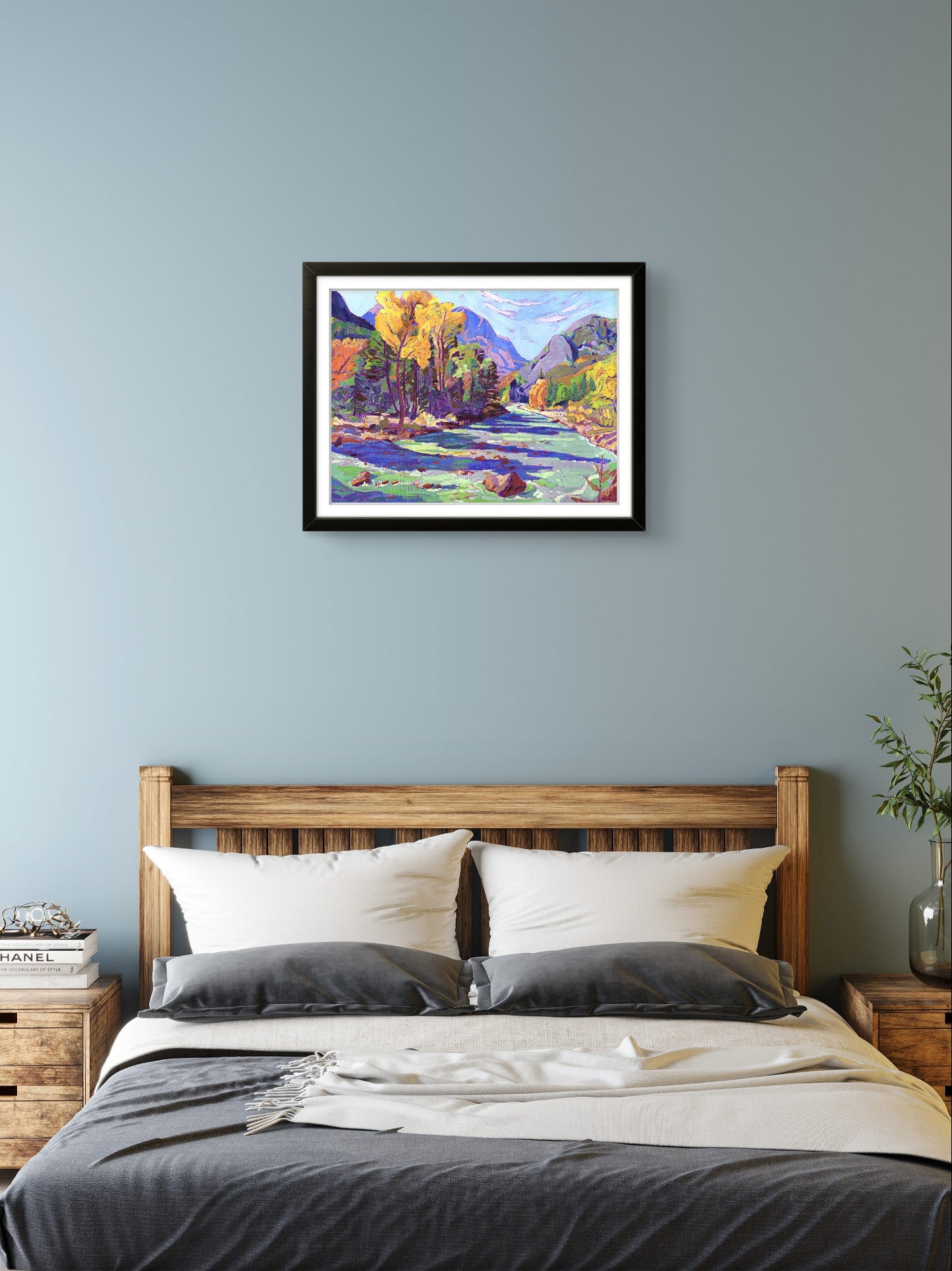 River Aspens Print