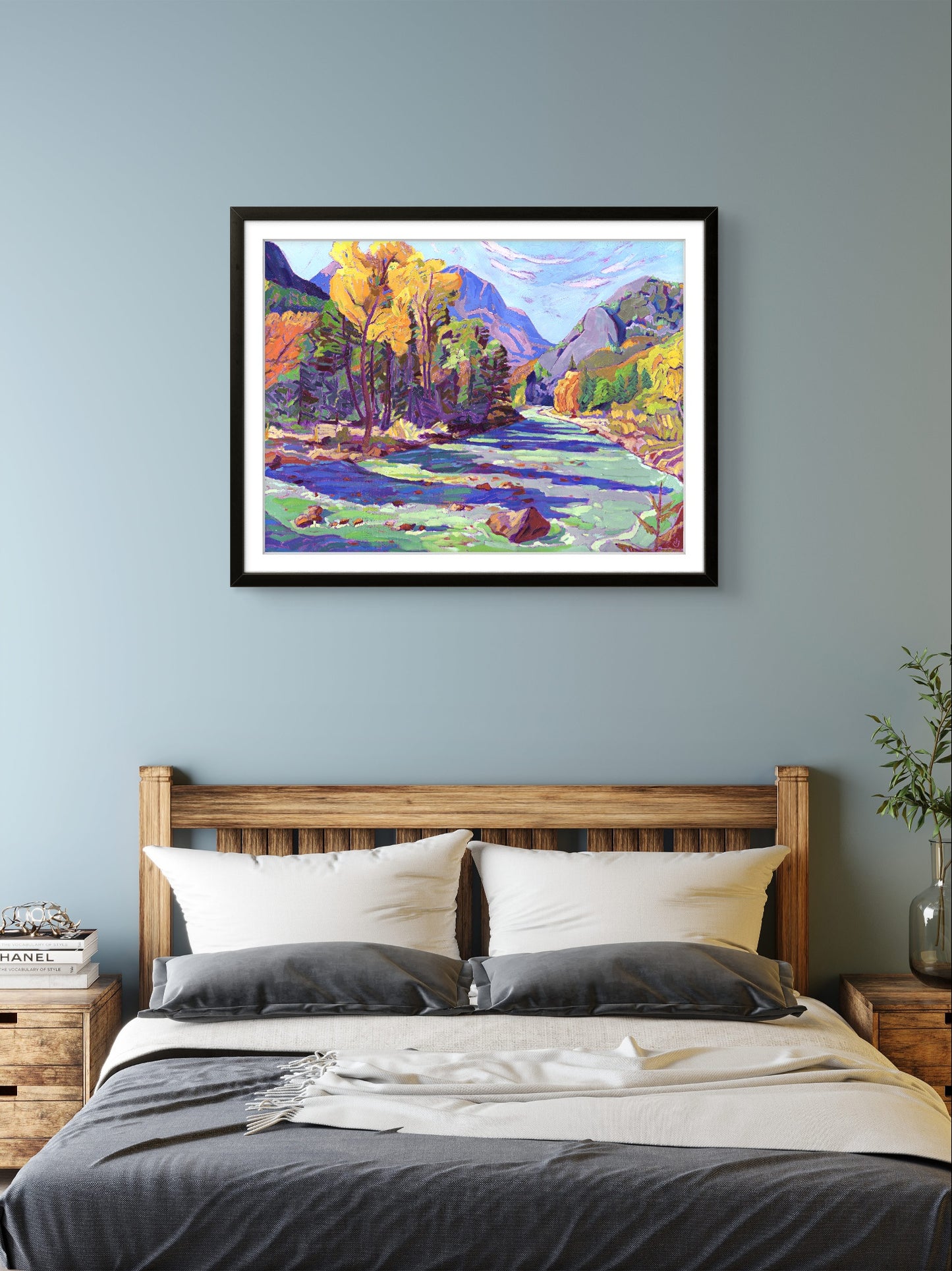 River Aspens Print