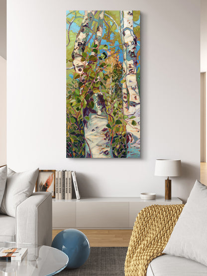 Symphony of Leaves Archival Canvas Print
