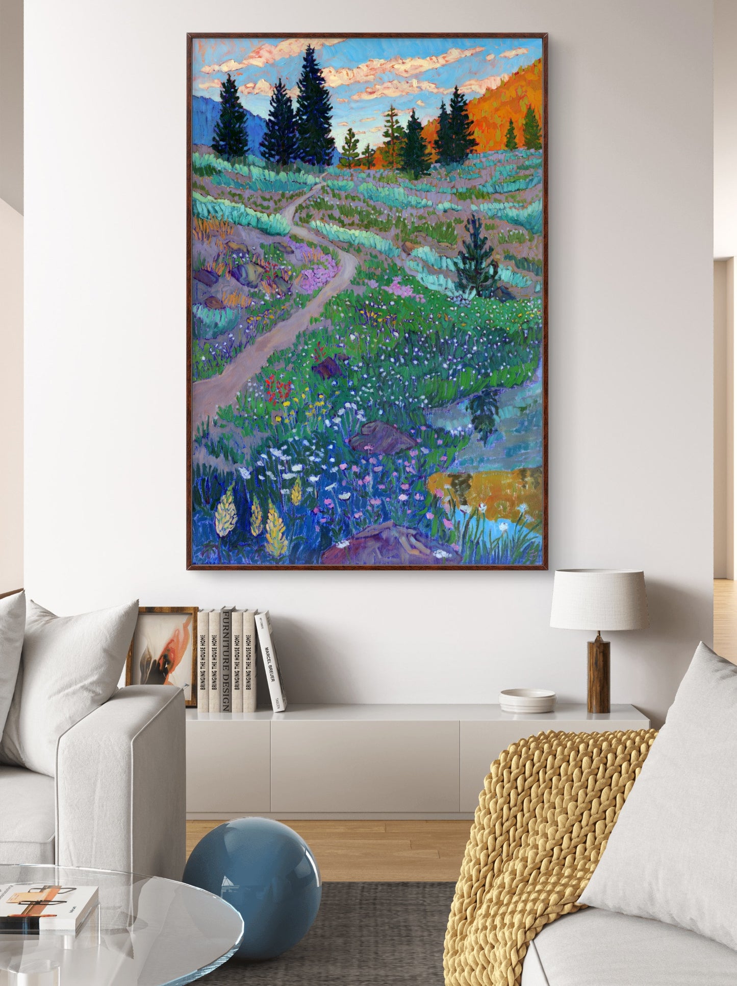 Wildflowers and Sage Print