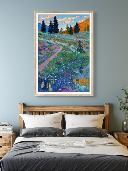 Wildflowers and Sage Print