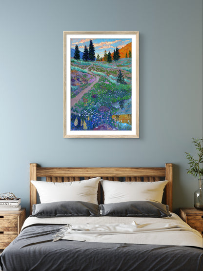 Wildflowers and Sage Print